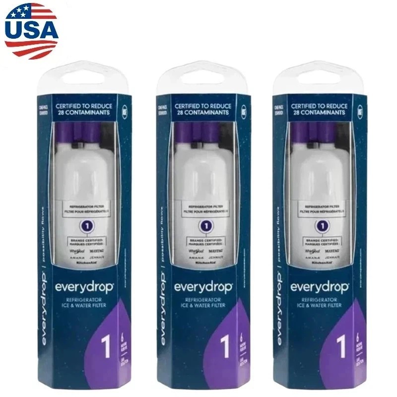3-PACK ΕVΕRYDROP ΕDR1RXD1 Refrigerator Wate Filter 1 Replacement NEW US gallery