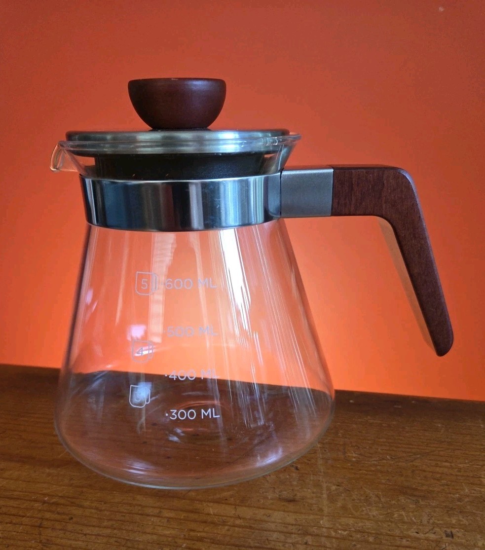 Replacement 5 Cup Clear Glass Percolator Coffee Pot Carafe 5" Tall 600ML gallery