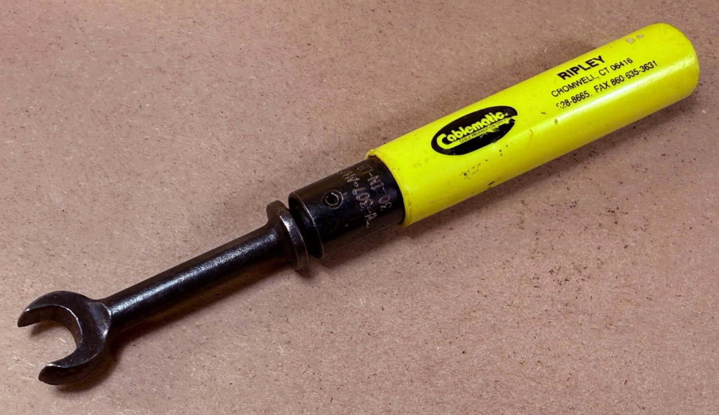 Cablematic Ripley TW-307-AH Torque Wrench Angled Full Head, 7/16, 30 In-Lb gallery