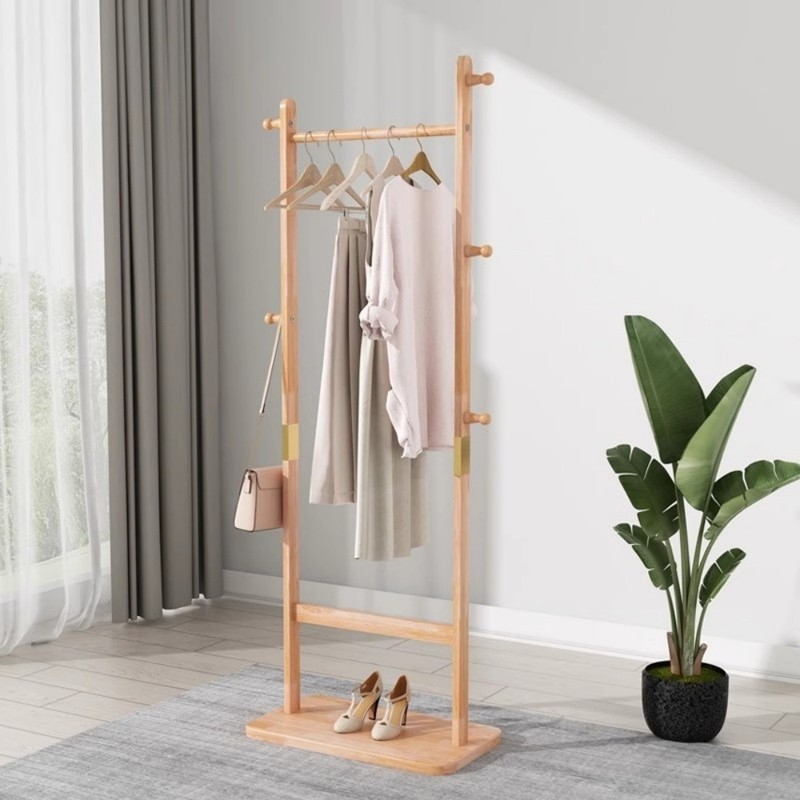 71" Coat Racks solid wood hanger Solid environmental protection easy to assemble gallery