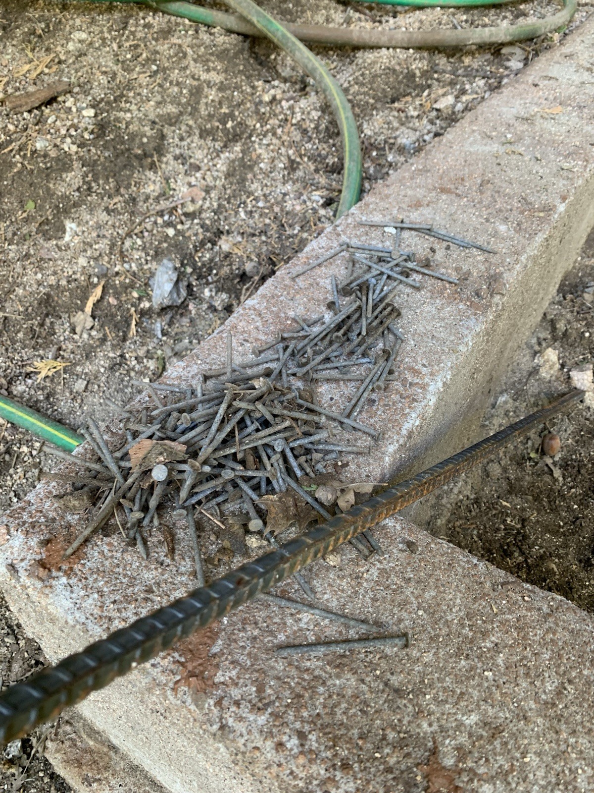 2 LBS. NAILS 2” Galvanized smooth Shank Deck, Fence NAILS Unused gallery
