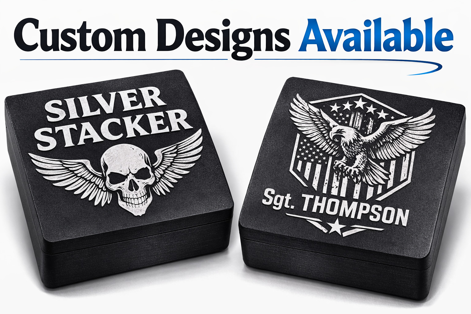 Treasure Vault Bullion Storage Box | Silver & Gold Bar Case Custom gallery