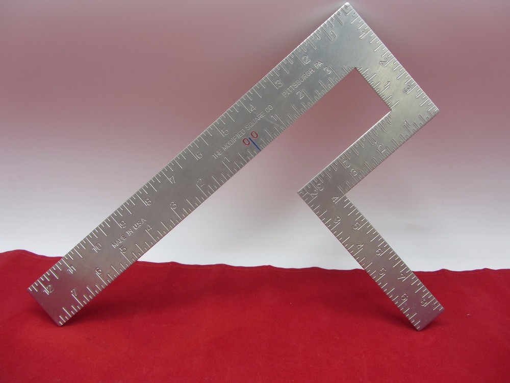 THE ORIGINAL MODIFIED SQUARE TOOL USA MADE CARPENTERS PIPE FITTERS MACHINIST NEW