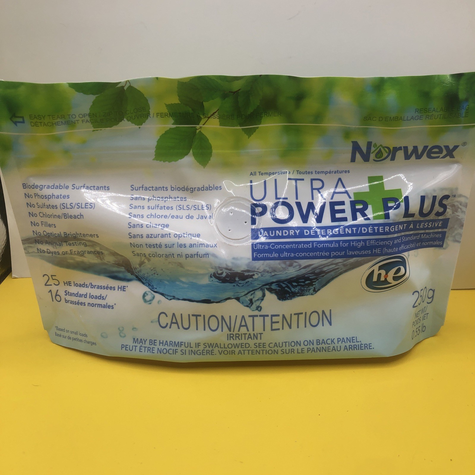 NEW Norwex Ultra Power Plus Laundry Soap 250g .55lb 16-25 Loads gallery