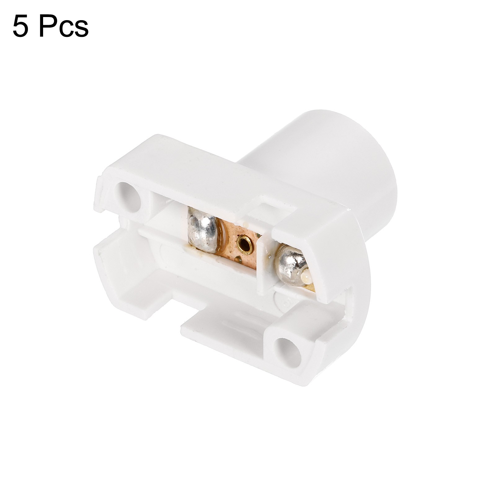 5 Set Screw-In E12 Mini Bulb Holder Light Beads Lamp Bases Socket Circuit White gallery