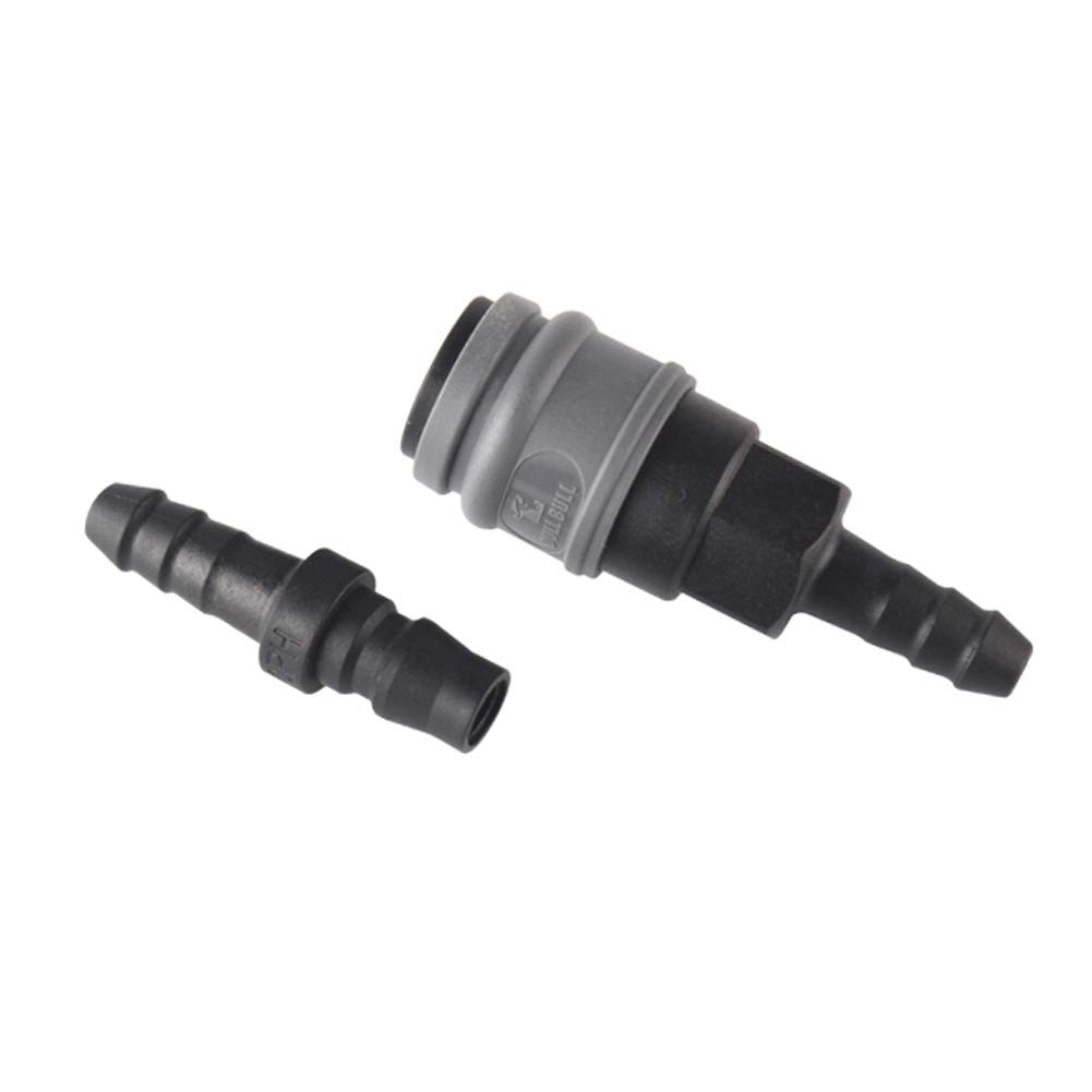 Beduan Quick Disconnect Set, Air Hose Fitting Connect 3/8" barb, Gray gallery