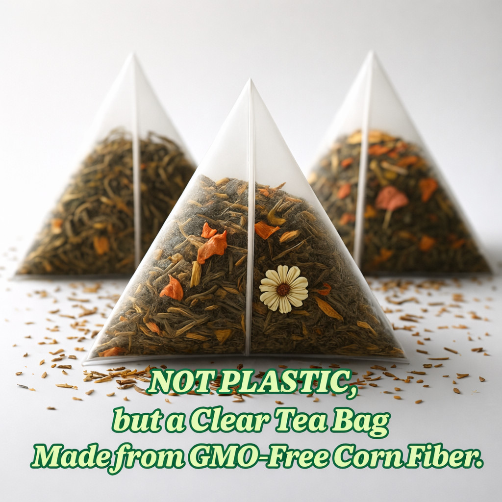 Organic Chai Tea Bags - 100 Count (Plant-Based Pyramid Tea Bags) gallery