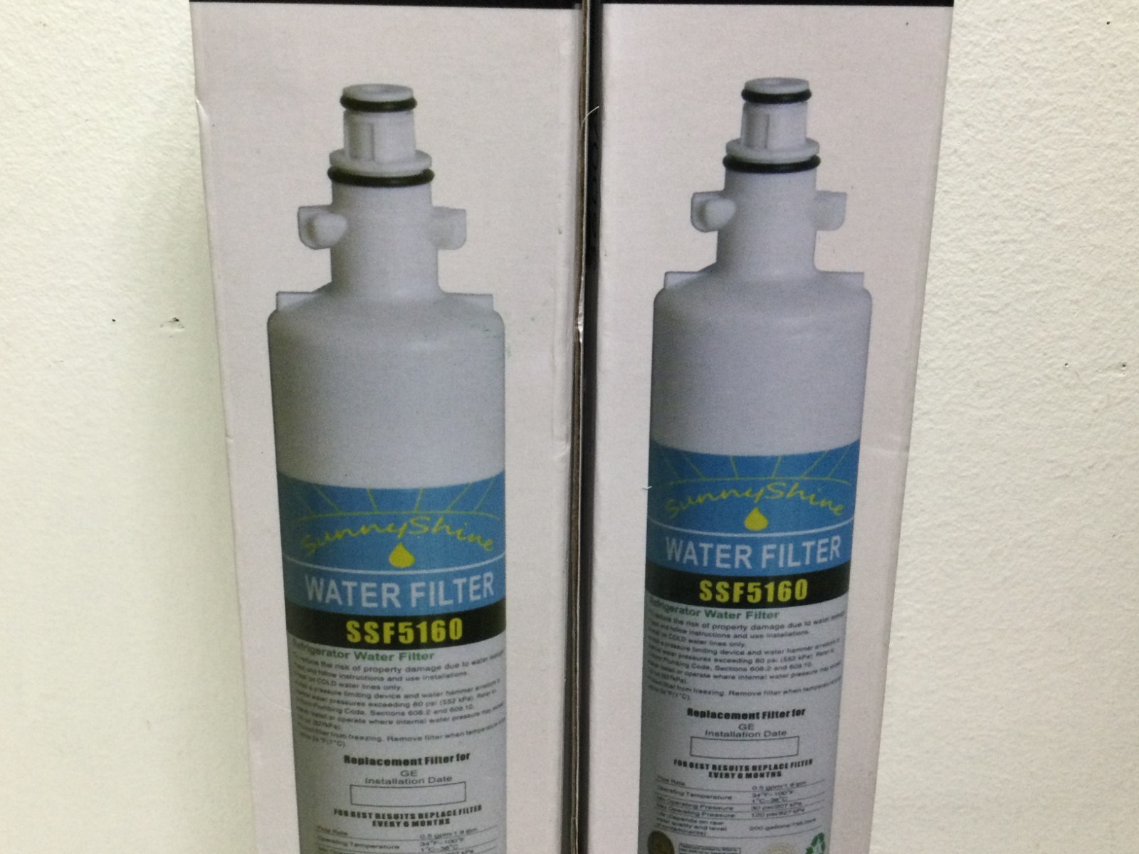 SSF5160 Refrigerator Water Filter By EcoAqua, 2pk gallery