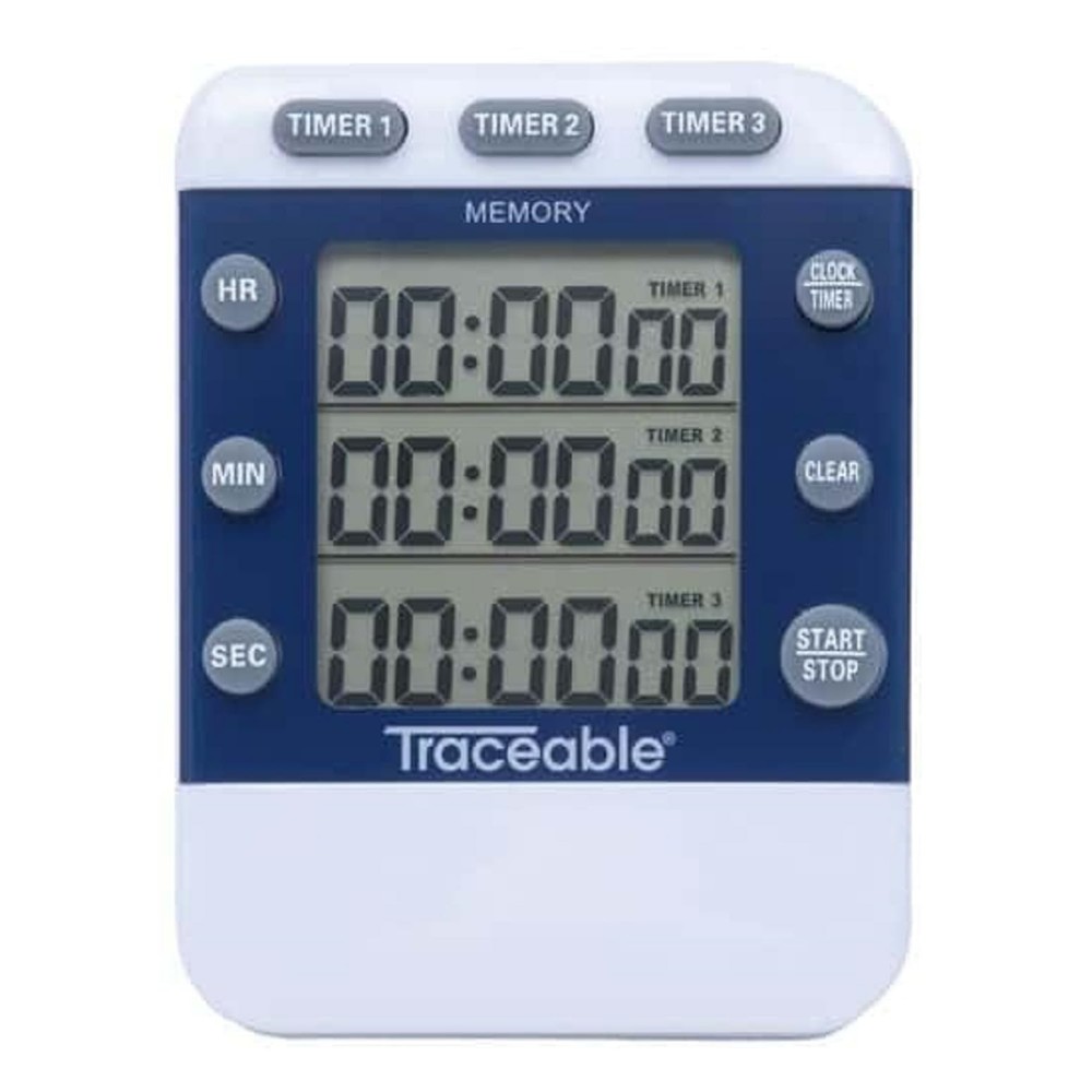 Triple-Display Digital Timer with Calibration