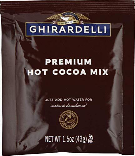 Ghirardelli Premium Hot Cocoa Envelopes, Rich chocolate, 22.7 Ounce (Pack of 15) gallery