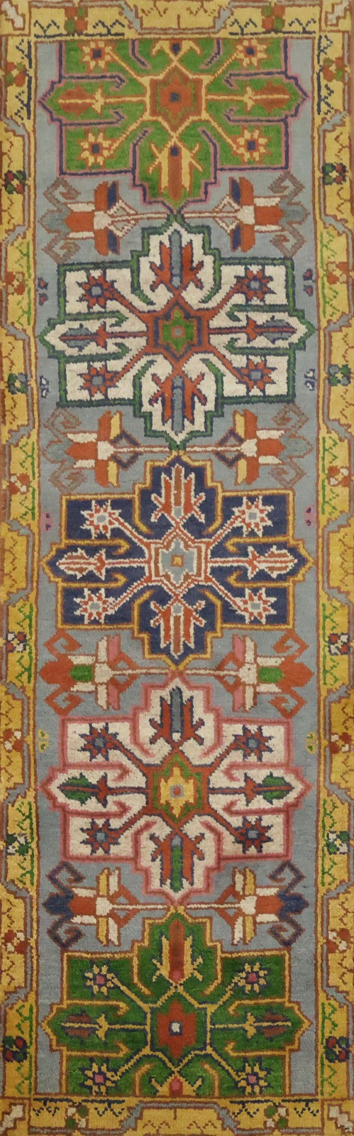 Colorful 8ft Geometric Tribal Pattern Runner Rug gallery