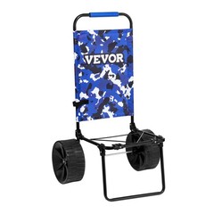 Beach Transport Cart 69lb, 10in Solid Wheels, No Inflation Needed