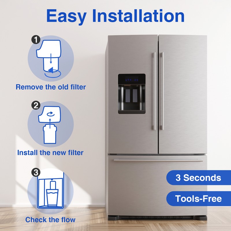 4 Pack Water Filter Replacement For GE Smartwater MWF MWFA GWF01 46-9905 46-9996 gallery
