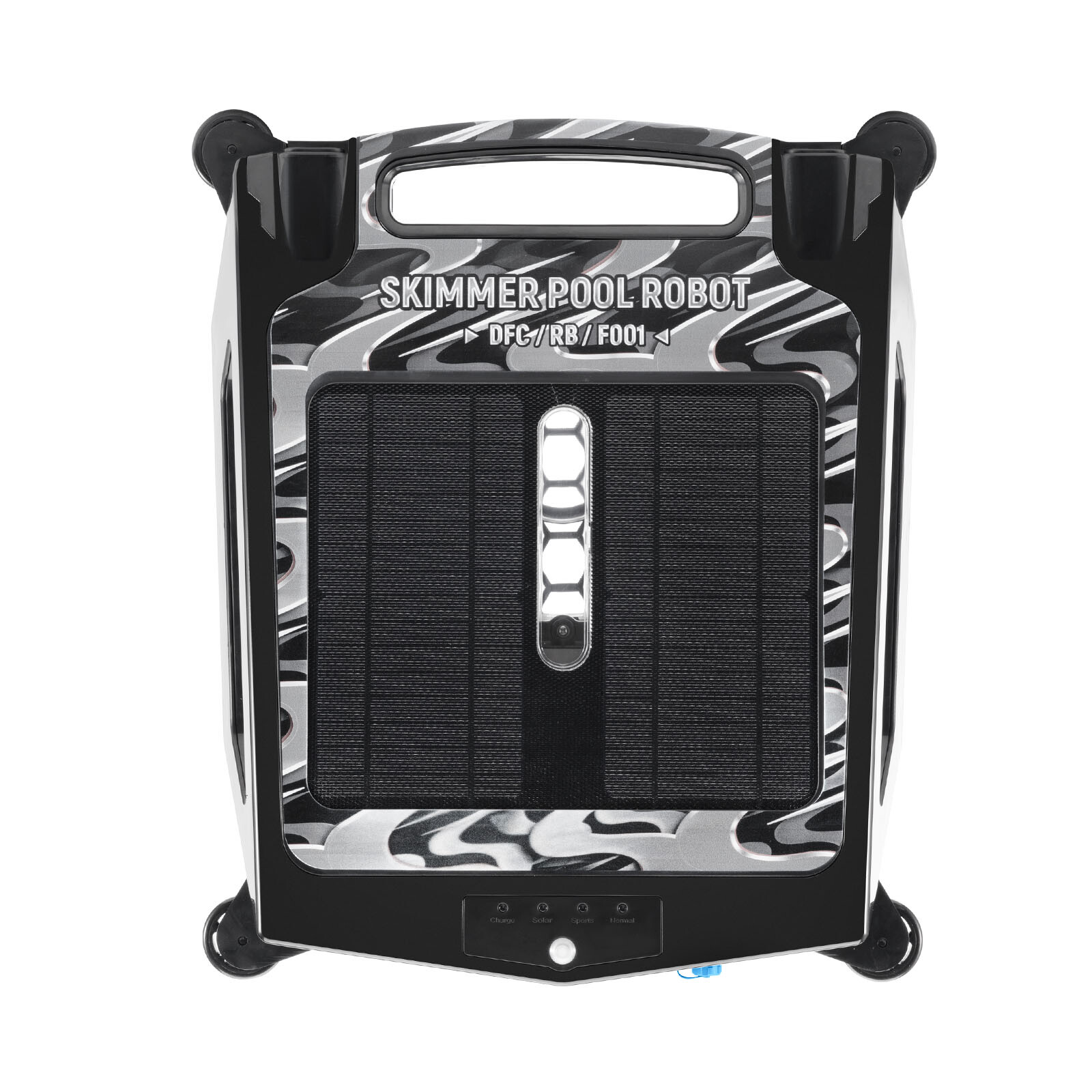 Solar Powered Automatic Robotic Pool Skimmer Cordless Pool Surface Cleaner gallery