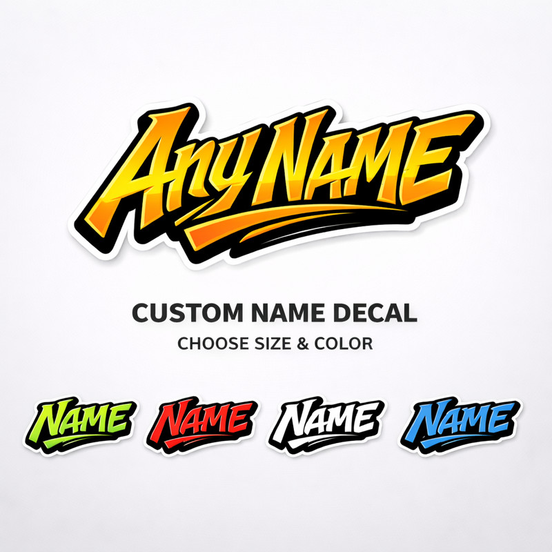 Custom Name Sticker Graffiti Personalized Decal Any Name Car Laptop gallery