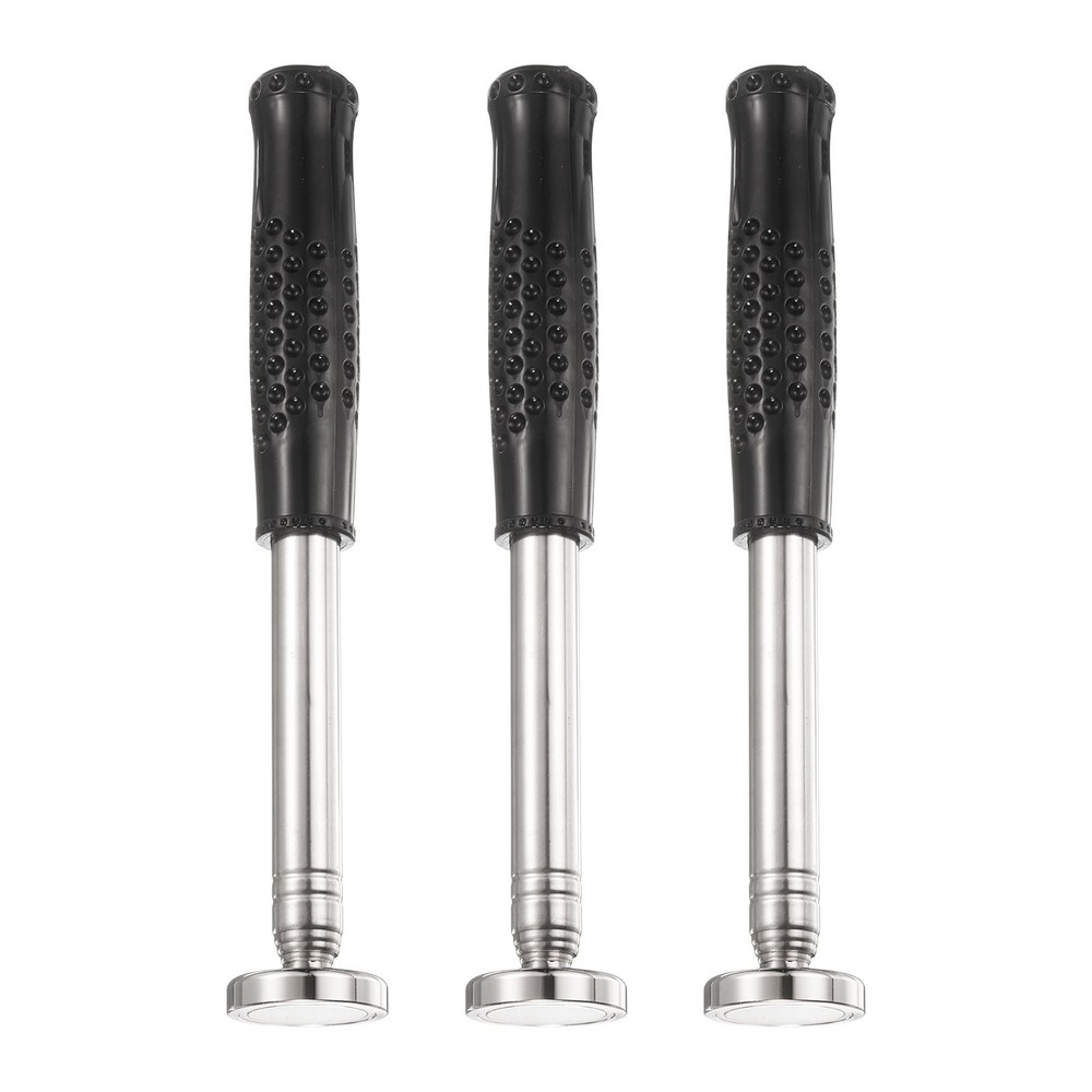 3pcs Telescoping Magnetic Pickup Tool 35LB 8.9" to 40.7" Magnet Stick, Black