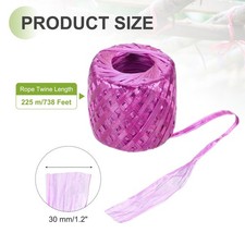 Polyester Nylon Plastic Twine 30 Mm-225 m Long Household Packing Purple gallery