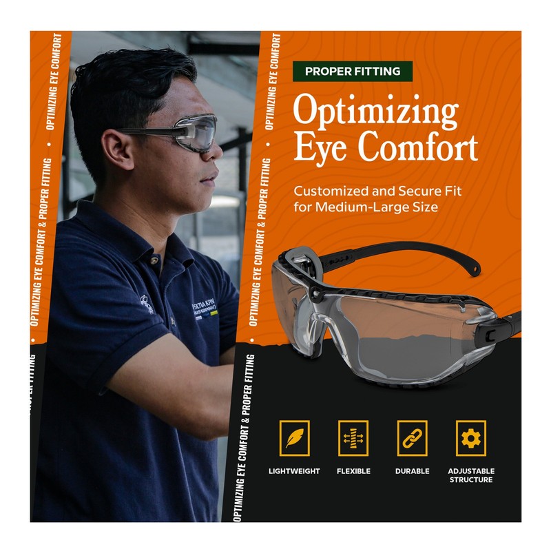 BELOW ZERO Ballistic Protection Glasses (Clear) gallery