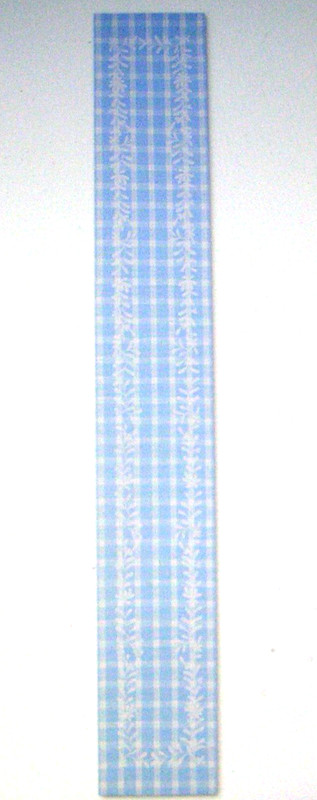 WILLIAMS SONOMA EMBROIDERED GINGHAM TABLE RUNNER 16X108 IN 100% COTTON BLUE NWTG gallery