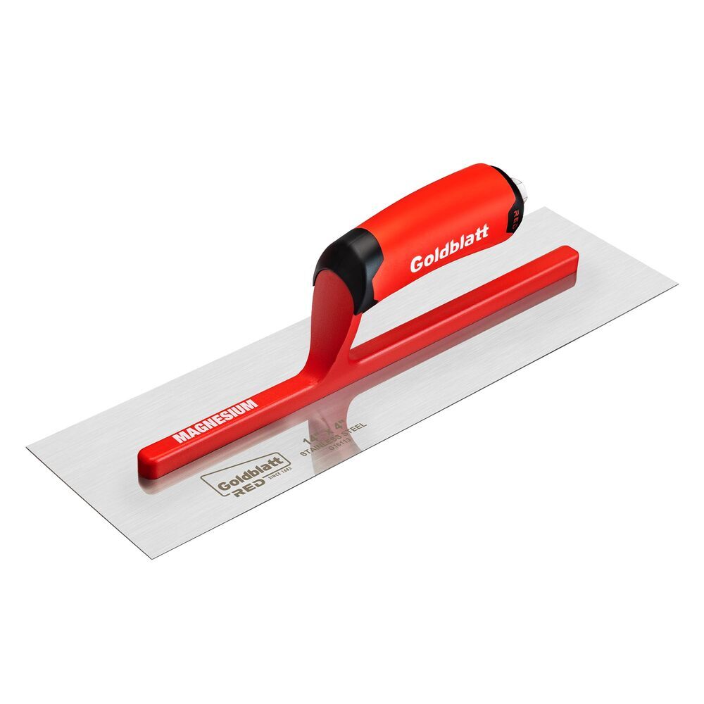 Goldblatt 14"x4" Drywall Trowel Stainless Finishing Masonry Trowel Beveled Blade gallery