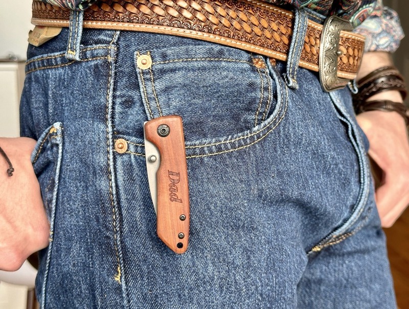 Personalized Custom Handmade Every Day Carry Pocket Folding Knife gallery