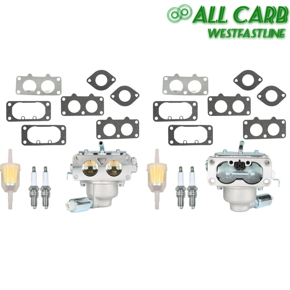 2× Carburetor For Briggs & Stratton V TWIN 20 21 23 24 25HP 791230 699709 499804 gallery