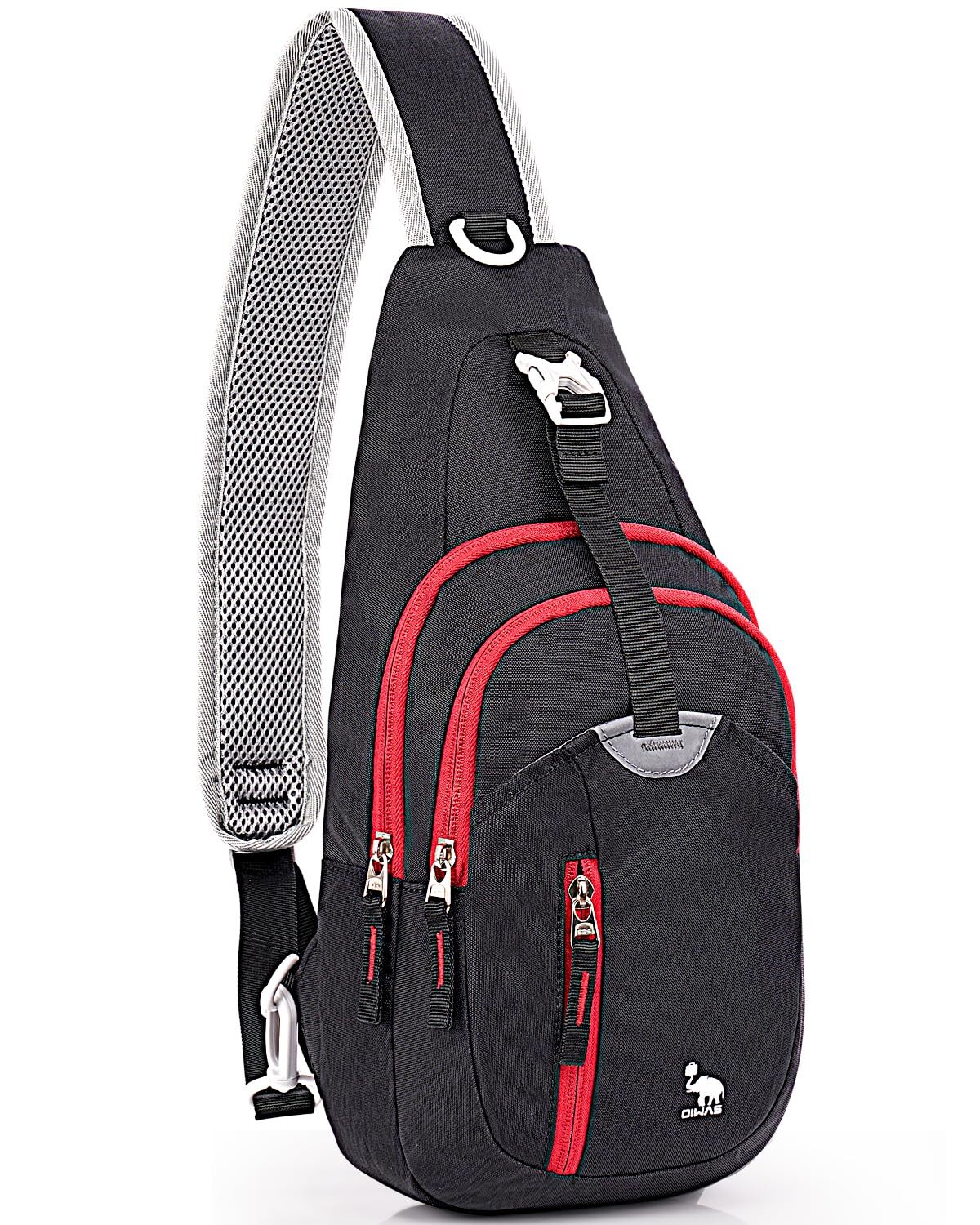 Crossbody Pack Chest Shoulder Sling Backpack One Strap Lightweight Pouch Day ...