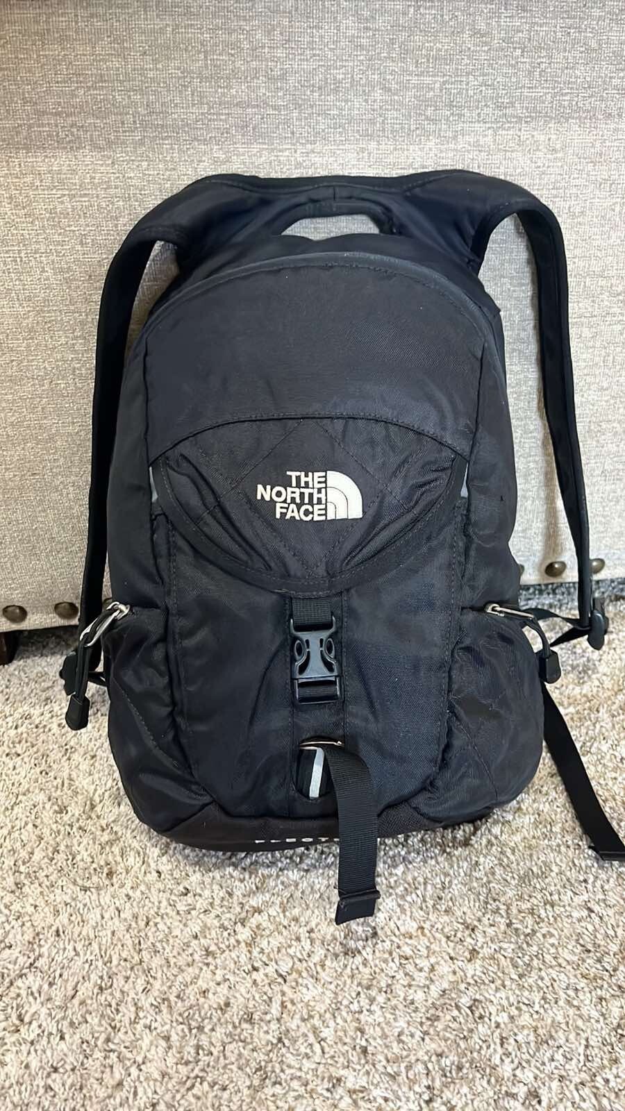 The North Face black backpack