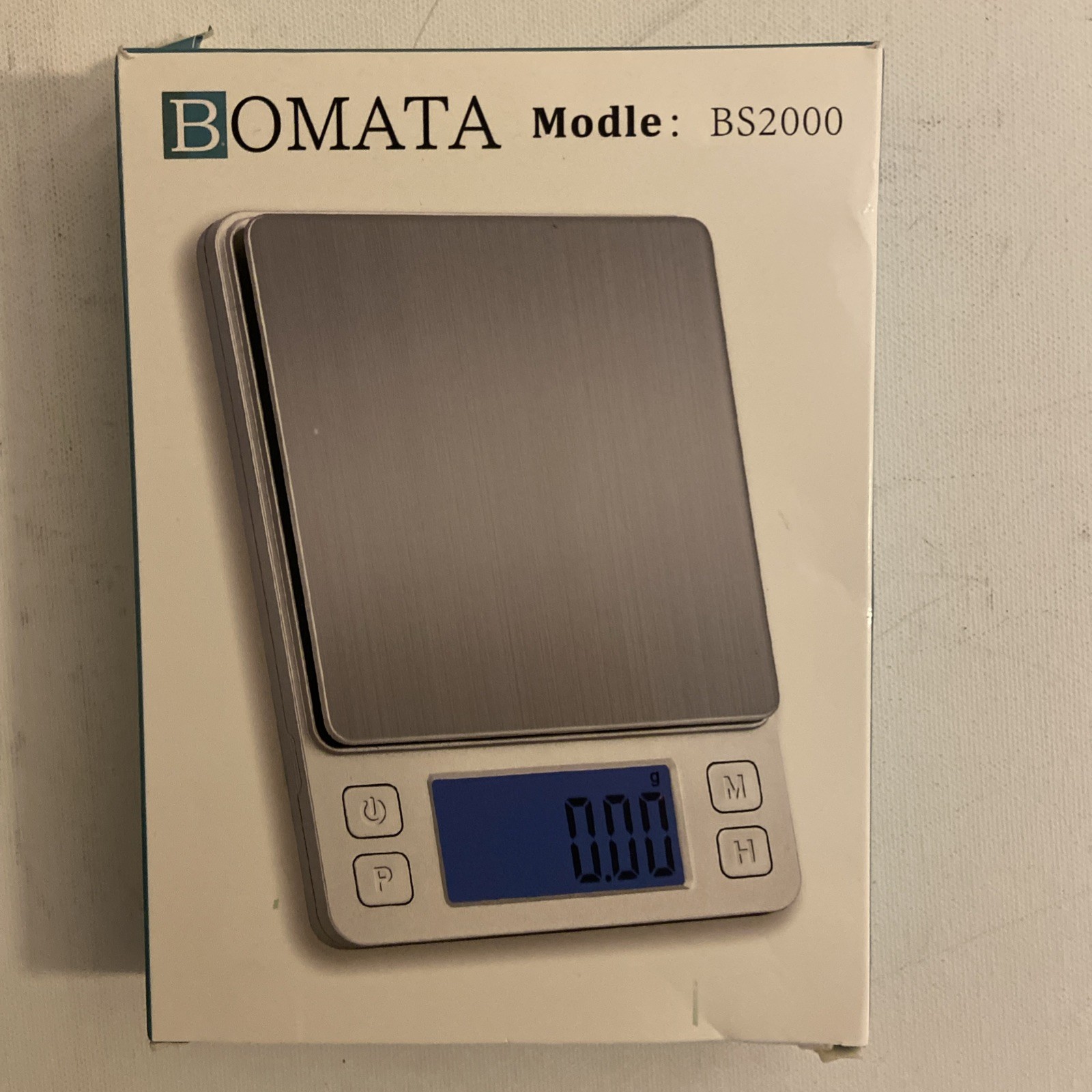 BOMATA 0.01g/1kg Upgraded Small Precise Jewelry Scale, Portable Pocket Black gallery