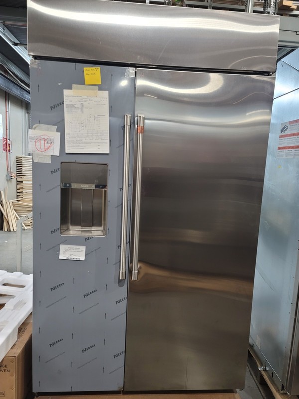 GE Cafe CSB48YP2NS1 48" Counter Depth Built-In Side by Side Smart Refrigerator gallery