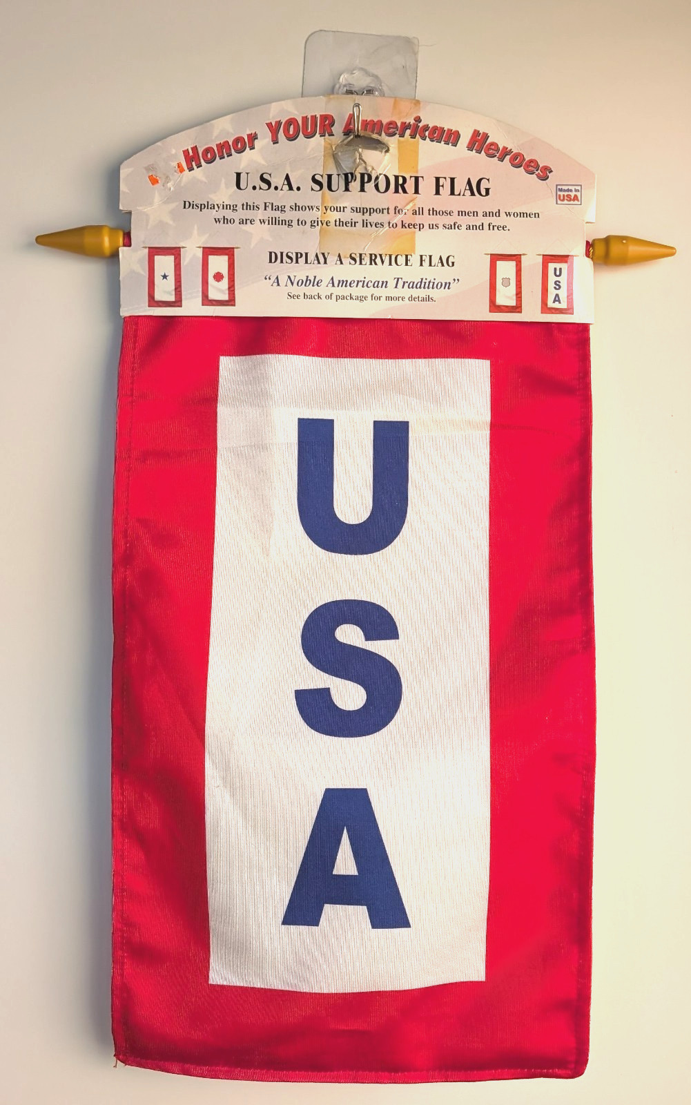 USA Military Service Support Flag Banner 2002 American Heroes New gallery