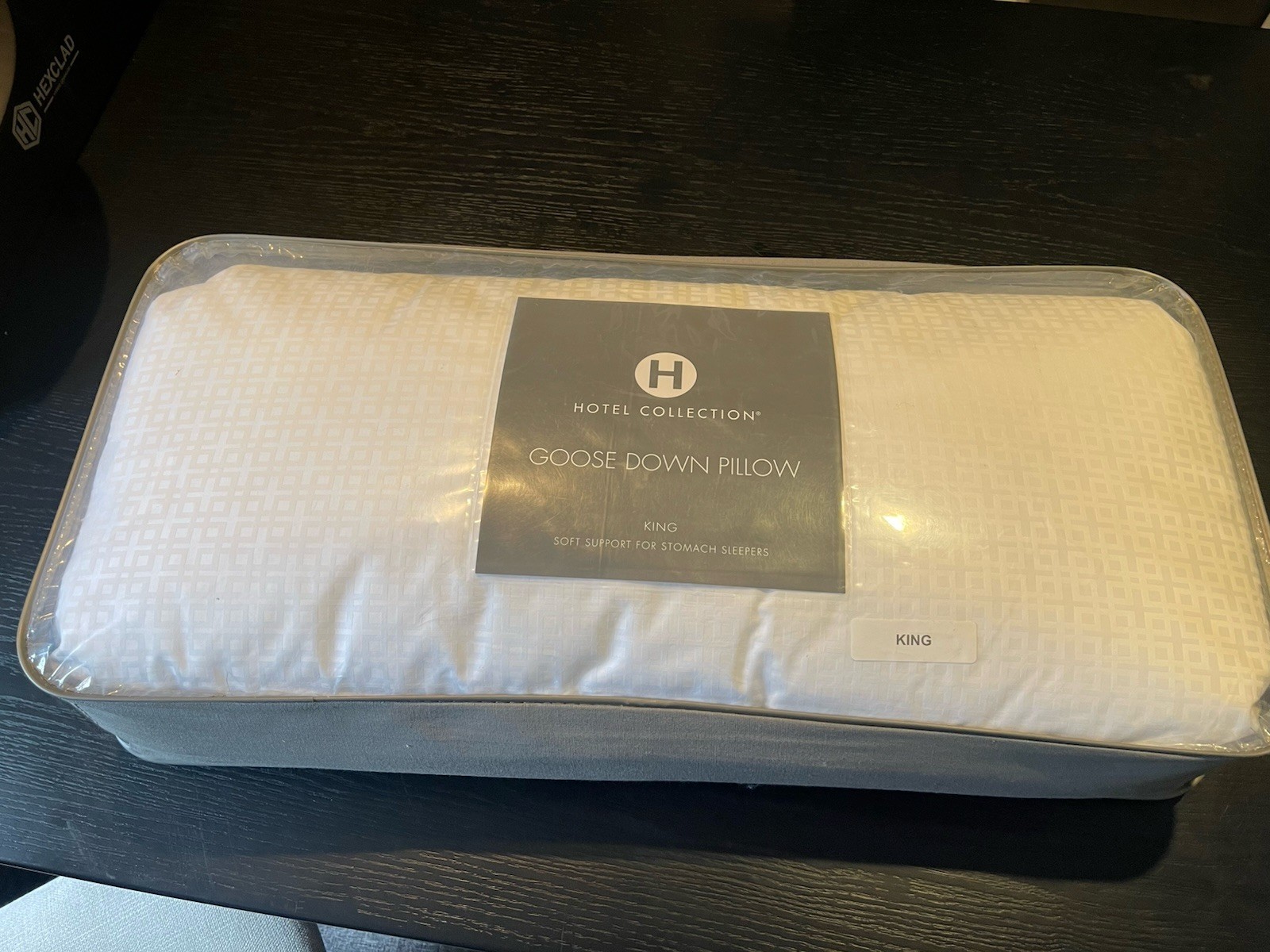 Hotel Collection European Goose Down Soft Support King Bed Pillow New gallery