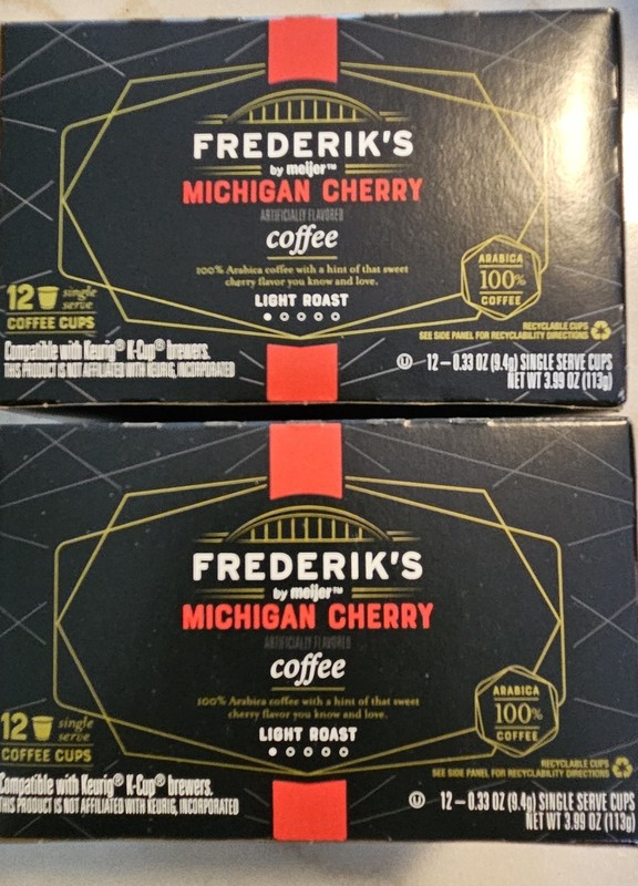 2 Boxes- Michigan Cherry Coffee Light Roast Keurig K Cup Frederik's Meijer 24 gallery