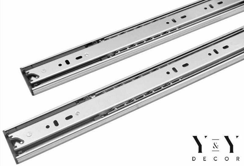 10 Pair 12"-24" Soft Close Drawer Slides Ball Bearing Full Extension Value Pack gallery