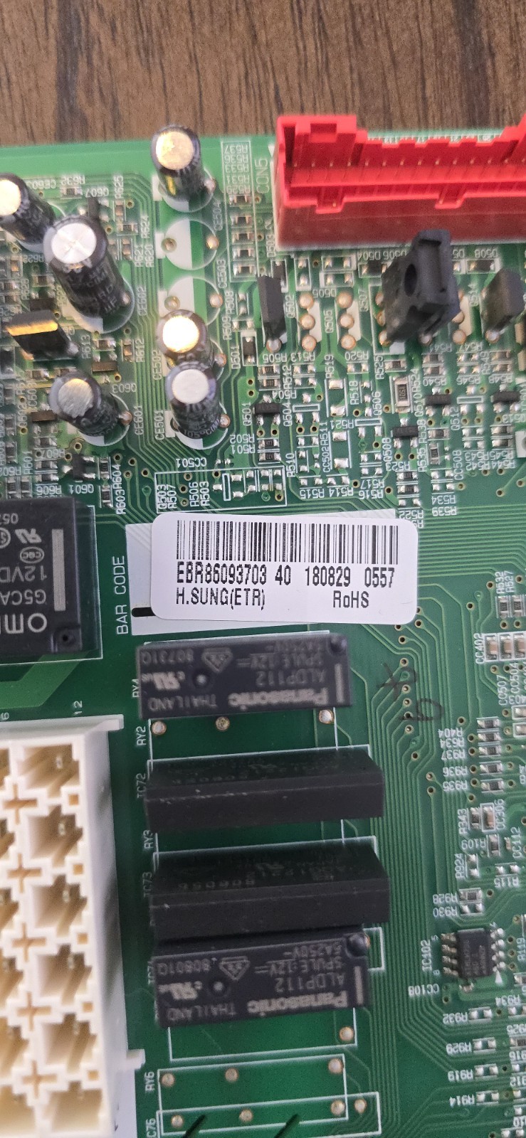 EBR86093703 TV Control Circuit Board Additional Board PCB Assembly gallery