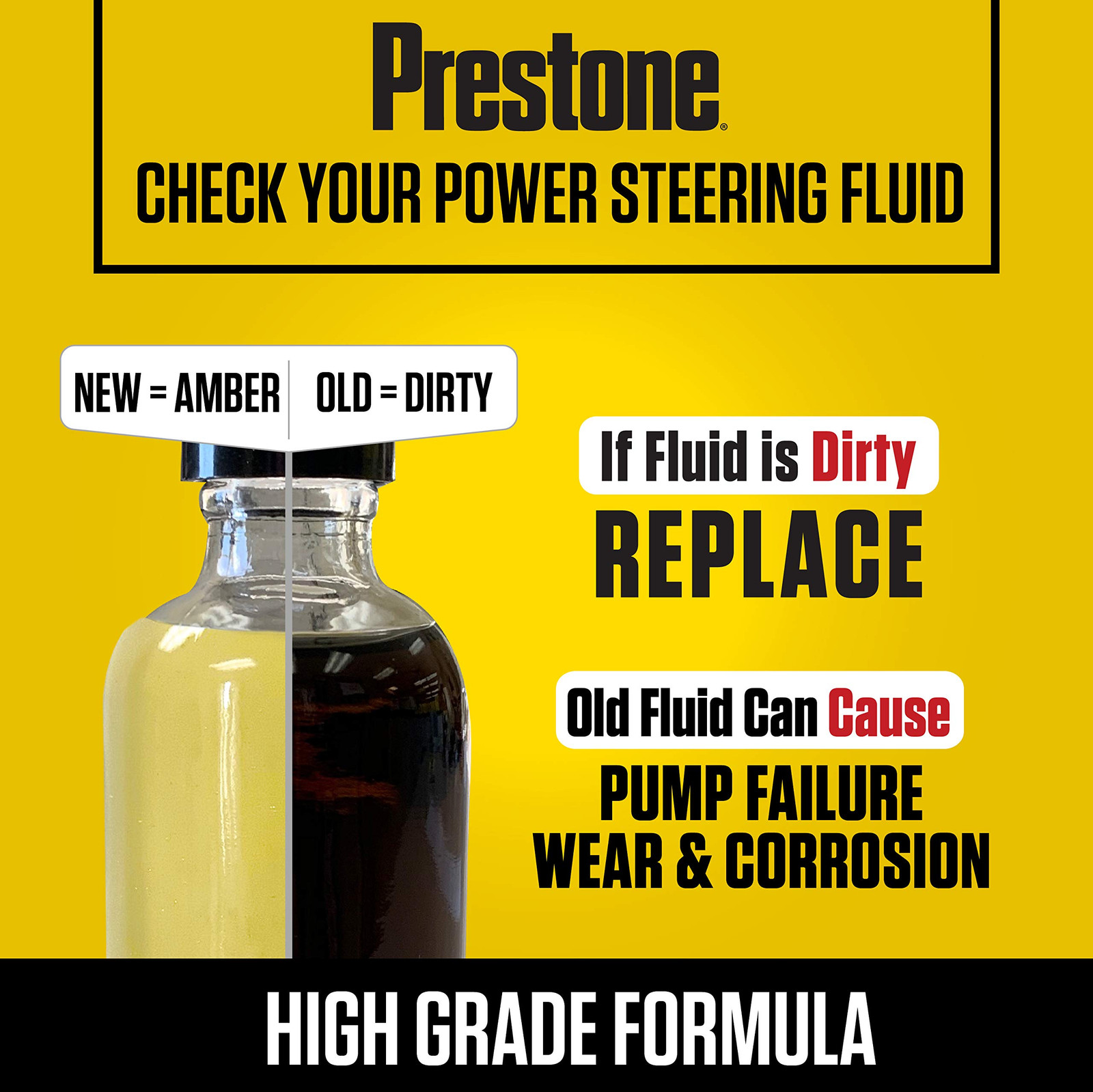 Prestone Power Steering Fluid with Stop Leak 12 oz Anti Wear Seal Protection gallery
