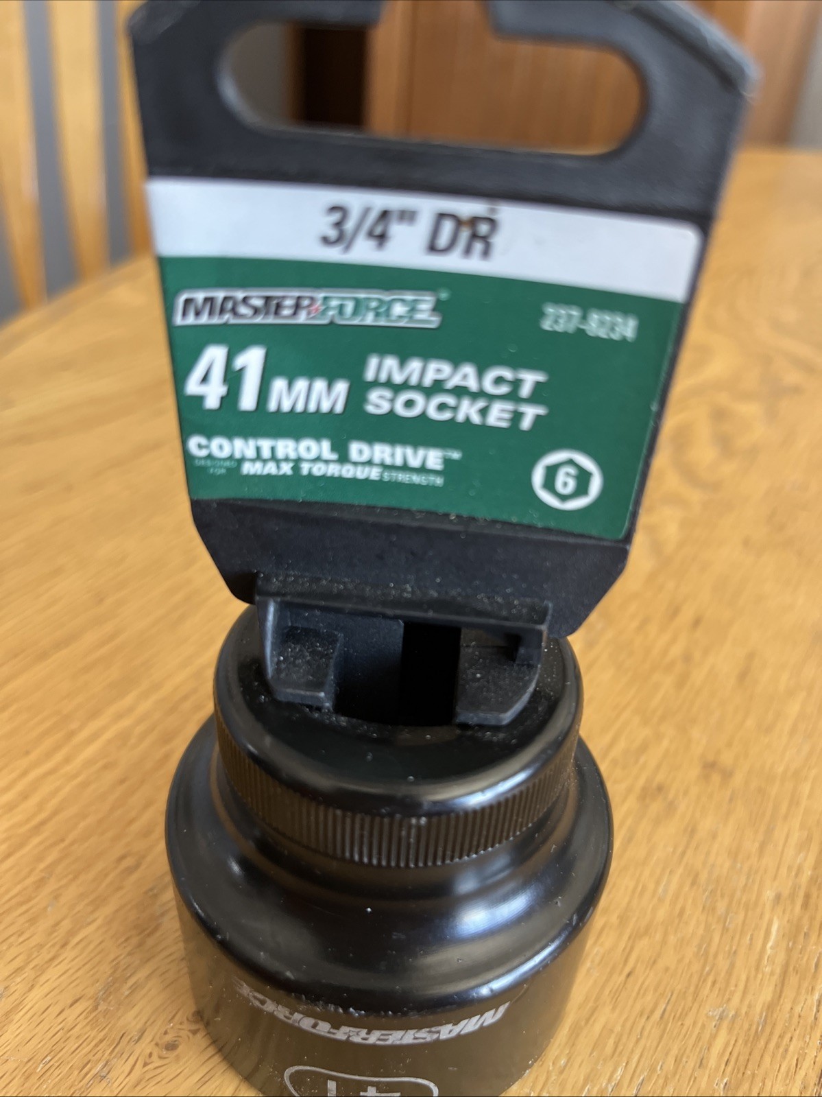 Masterforce 3/4 inch Drive X 41 Mm Deep 6 Pt Impact Socket Axle Nut gallery
