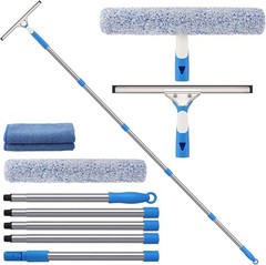 77in Window Squeegee Cleaner Tool w/ Extension Pole Glass Cleaner.
