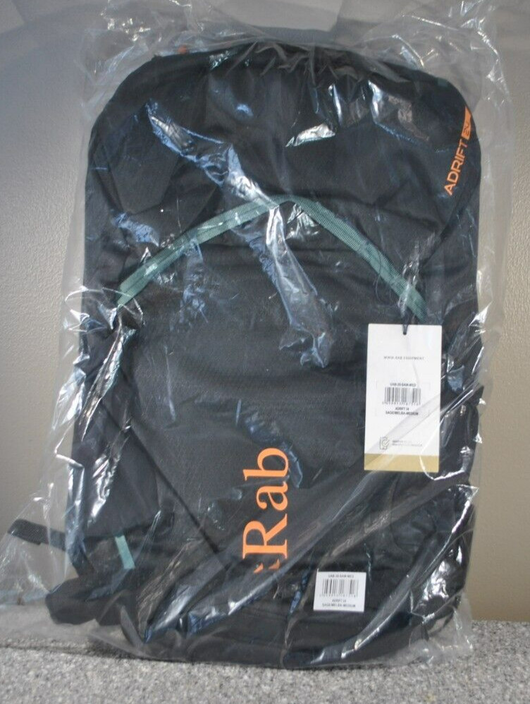 Rab Adrift 24L Backpack Day Pack, Medium, Sage/Melba NWT