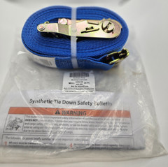 Grainger 55ET60 Tie Down Strap Ratchet E-Track 2 in Wd, 1,000 lb WLL 20 ft Lg