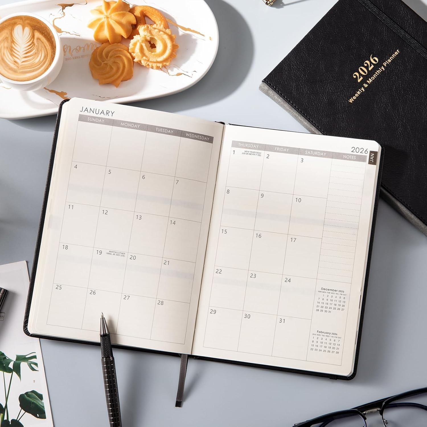 2026 Planner - 2026 Weekly Monthly Planner with Stickers, Jan 2026 - Dec 2026... gallery