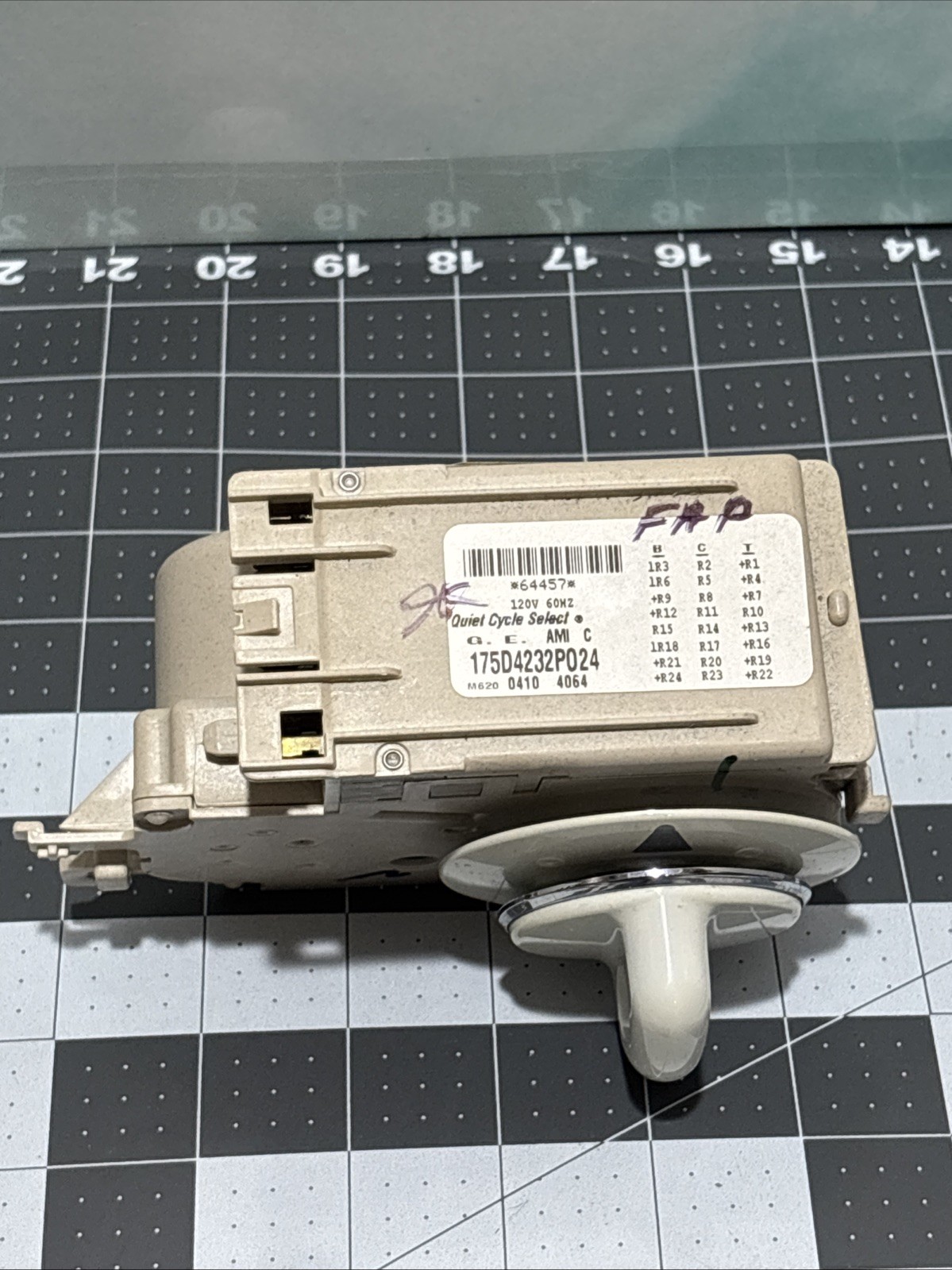 D4 GE Washer Timer P# WH12X10254 175D4232P024 FREE SHIPPING gallery
