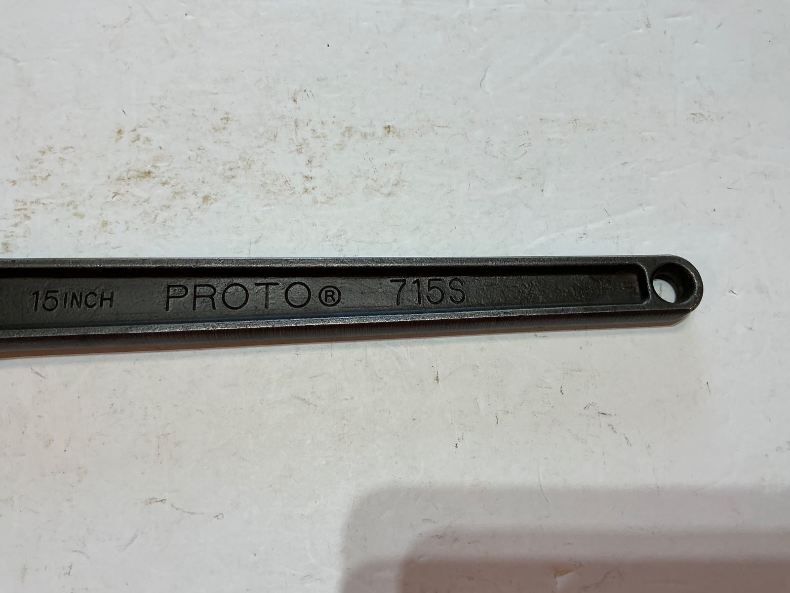 Proto 15" adjustable wrench black oxide 715S made in USA gallery
