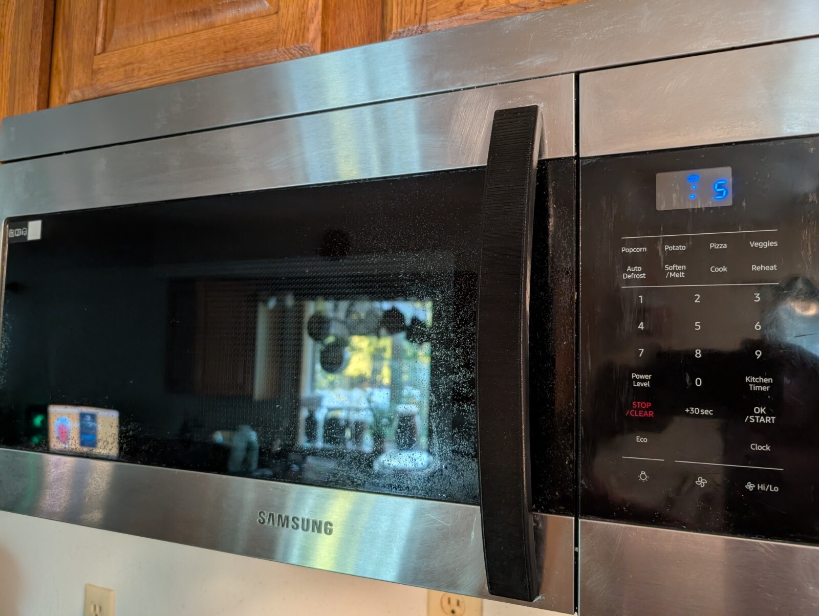 Samsung Microwave Handle Replacement ME16A4021AS 3D Printed gallery