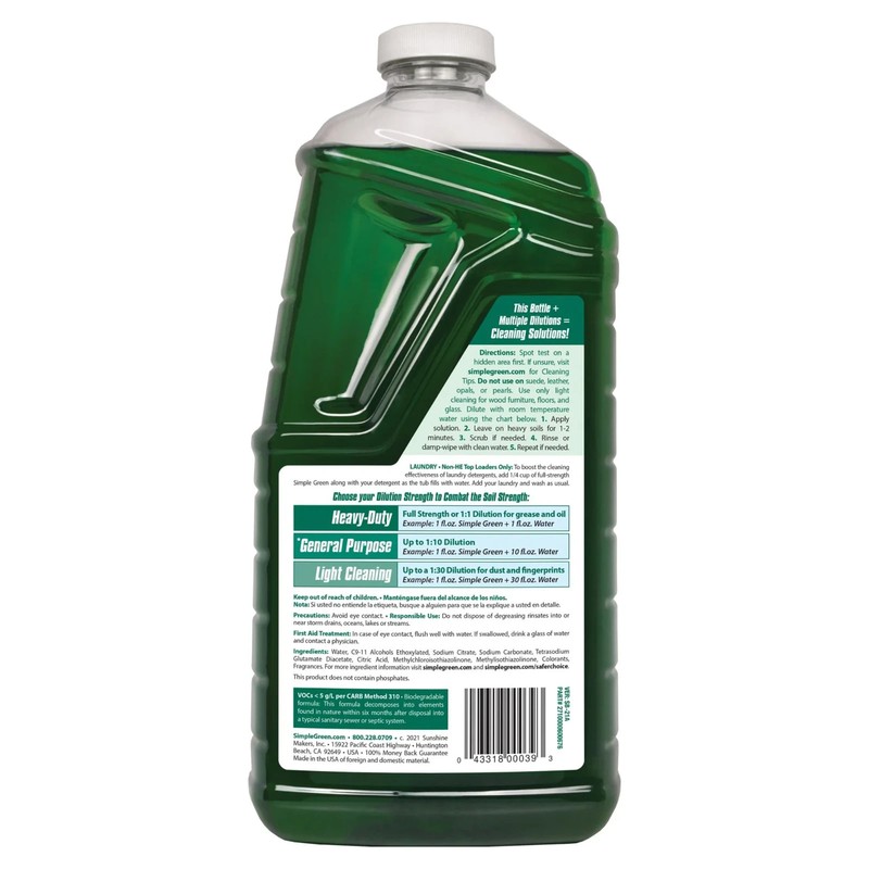 Simple Green All-Purpose Cleaner Refill, 67 oz FREE SHIPPING New gallery