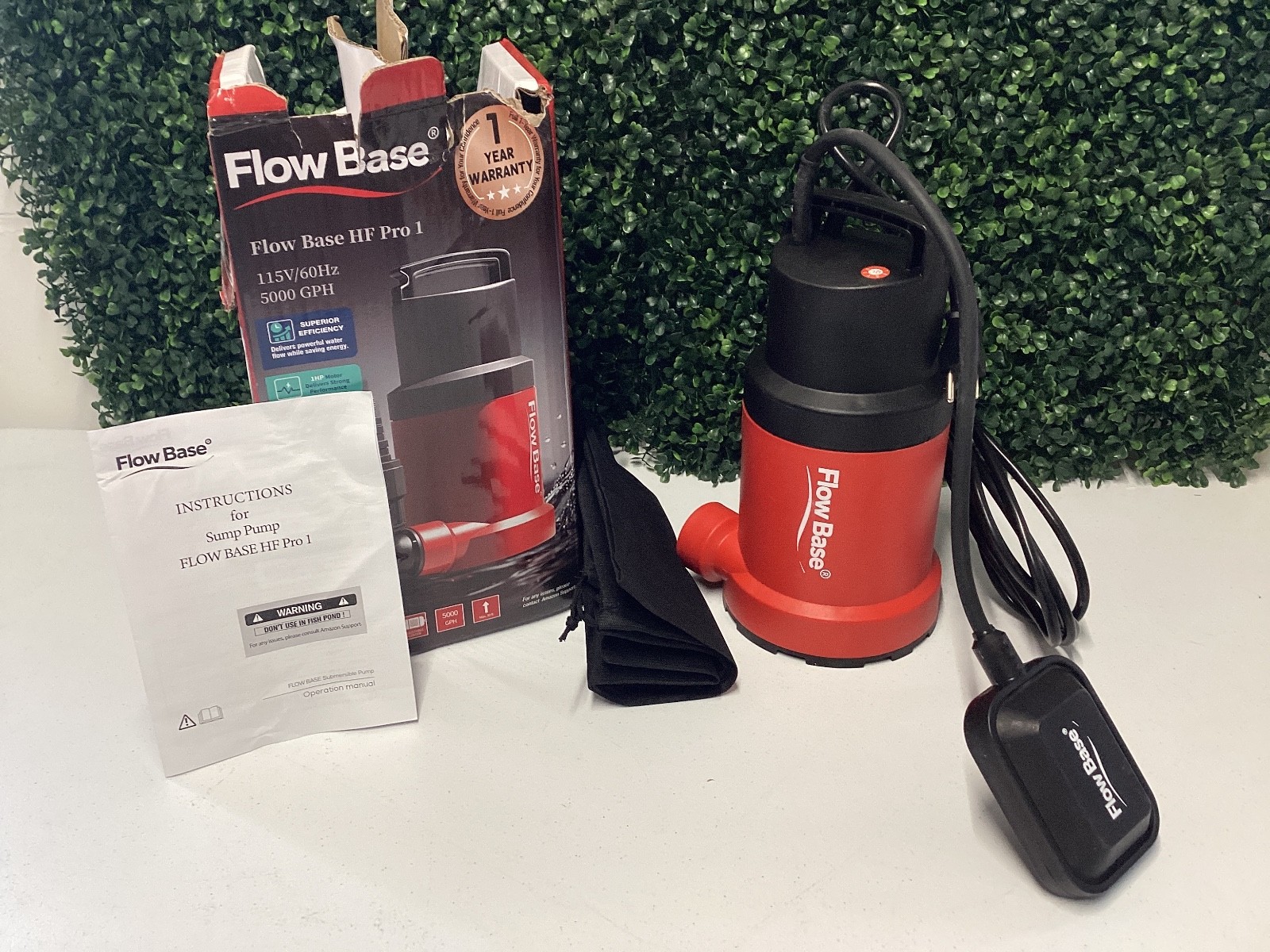 Flow Base HF Pro 1 1 HP Submersible Sump Pump 5000 GPH gallery