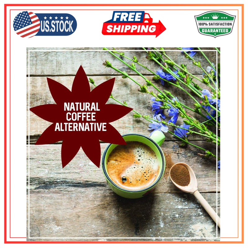 Chicory Root Roasted Granules, 1 Pound, Chicory Coffee (Inulin, Prebiotic Dietar gallery