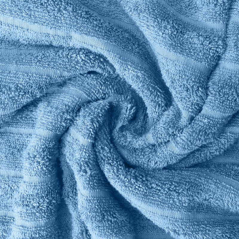 Bath Sheet 2 Pack Medium Blue 35x70 Inch Ribbed Luxury Cotton Large Towel Art gallery