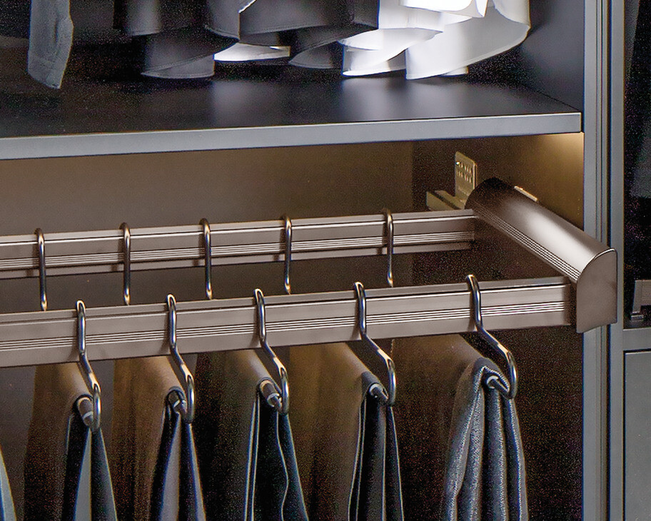 Wire Pants Hangers Engage/Synergy Collection by Hafele, Single OR 18 Hanger Set gallery