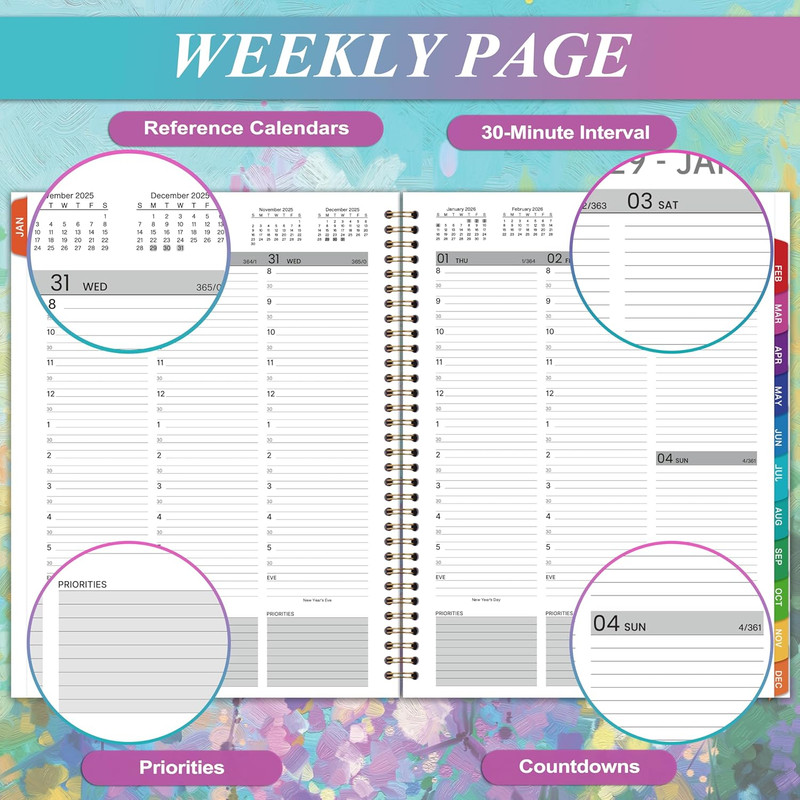 2026 Appointment Book & Planner - 2026 Daily Hourly Planner, JAN 2026 - DEC 2026 gallery